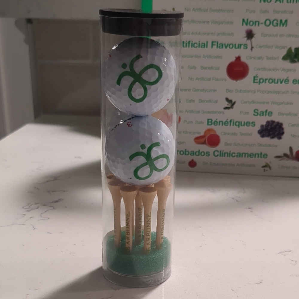 Arbonne Branded Golf Set with Green Logo